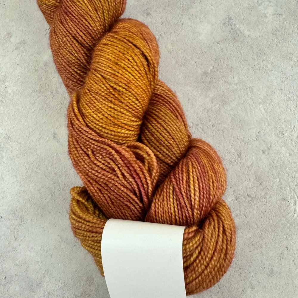 Destash Hand Dyed Seven Sisters Arts Matrika Yarn Unique Color 400yd Merino Silk